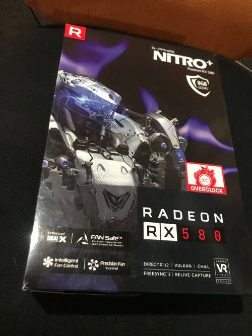AS NEW  in box Sapphire nitro+ radeon rx 580 8gb special edition | bargain